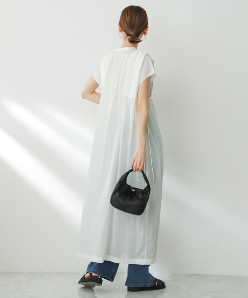 SENSE OF PLACE by URBAN RESEARCH（センスオブプレイスバイアーバンリサーチ）の「インドタックデザインワンピース（ワンピース・レディース・オフホワイト/ブラック/ライトブルー・ONE/S）」の11枚目の写真