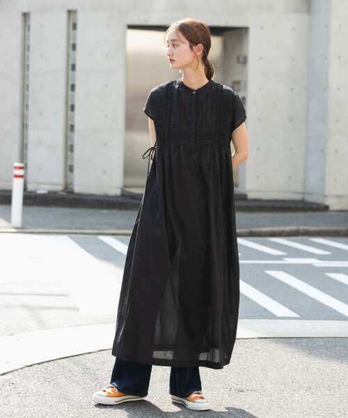 SENSE OF PLACE by URBAN RESEARCH（センスオブプレイスバイアーバンリサーチ）の「インドタックデザインワンピース（ワンピース・レディース・オフホワイト/ブラック/ライトブルー・ONE/S）」の14枚目の写真