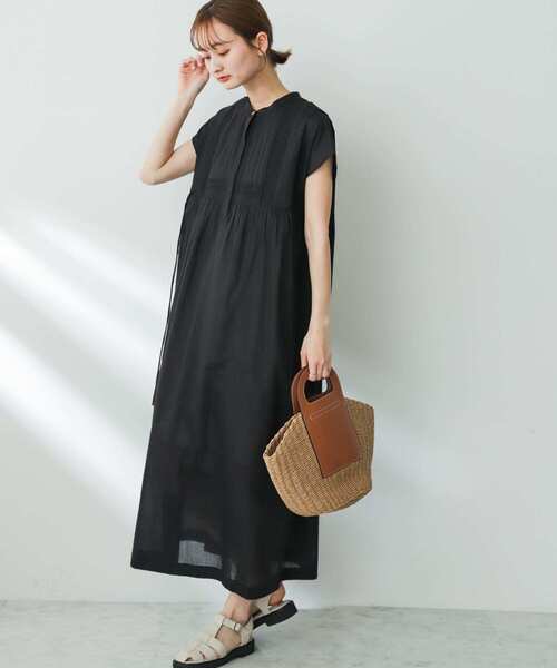 SENSE OF PLACE by URBAN RESEARCH（センスオブプレイスバイアーバンリサーチ）の「インドタックデザインワンピース（ワンピース・レディース・オフホワイト/ブラック/ライトブルー・ONE/S）」の19枚目の写真