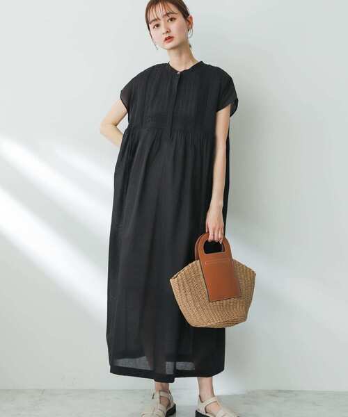 SENSE OF PLACE by URBAN RESEARCH（センスオブプレイスバイアーバンリサーチ）の「インドタックデザインワンピース（ワンピース・レディース・オフホワイト/ブラック/ライトブルー・ONE/S）」の20枚目の写真