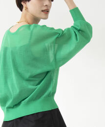 Rie Miller | シアー2WAYプルオーバーニット(ニット/セーター)