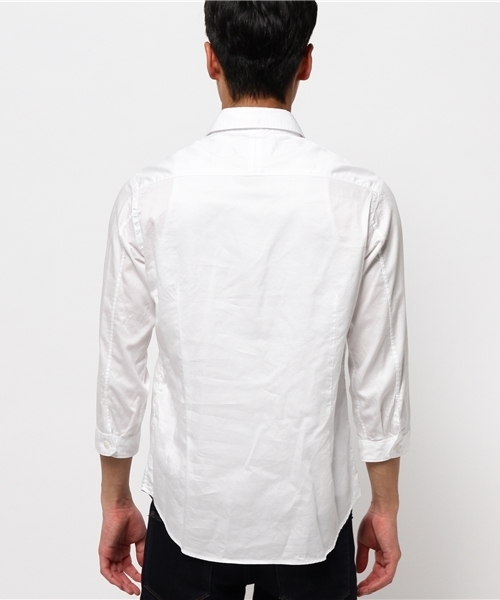 EDIFICE（エディフィス）の「◇スイスコットン3/4ミリタリー シャツ（シャツ/ブラウス・メンズ・ホワイト/ベージュ/カーキ・48/44/46）」の6枚目の写真