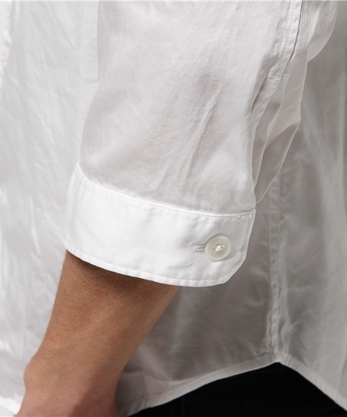 EDIFICE（エディフィス）の「◇スイスコットン3/4ミリタリー シャツ（シャツ/ブラウス・メンズ・ホワイト/ベージュ/カーキ・48/44/46）」の10枚目の写真