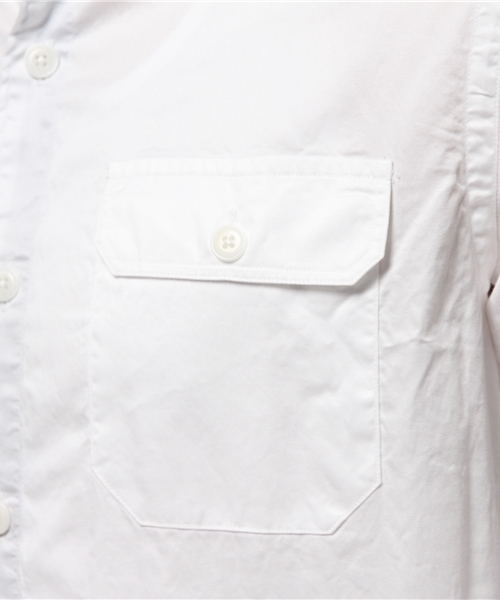 EDIFICE（エディフィス）の「◇スイスコットン3/4ミリタリー シャツ（シャツ/ブラウス・メンズ・ホワイト/ベージュ/カーキ・48/44/46）」の12枚目の写真