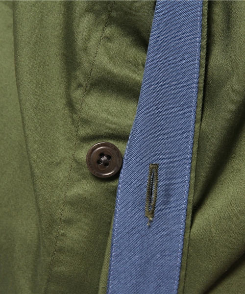 EDIFICE（エディフィス）の「◇スイスコットン3/4ミリタリー シャツ（シャツ/ブラウス・メンズ・ホワイト/ベージュ/カーキ・48/44/46）」の9枚目の写真