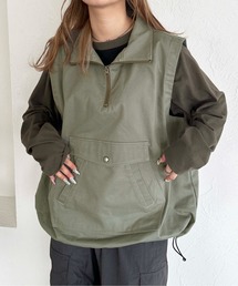 sedacle | アノラックスタンドネックベスト(ベスト)