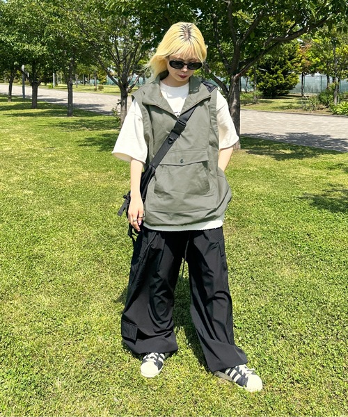 sedacle（セダクル）の「アノラックスタンドネックベスト（ベスト・メンズ・セージグリーン/ブラック/ネイビー・LARGE/MEDIUM）」の16枚目の写真