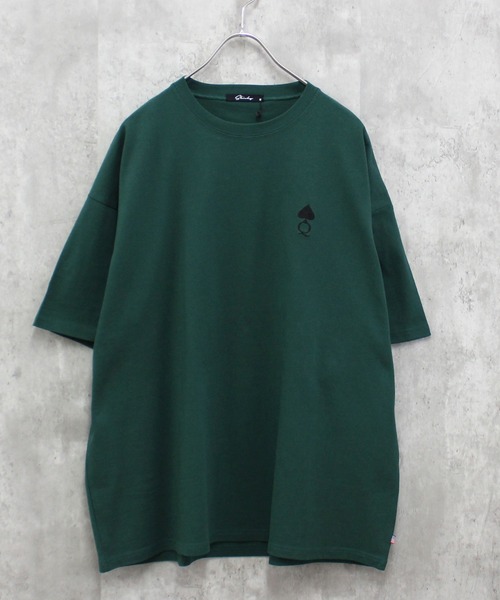 SHISKY(シスキー)の「【USAコットン】刺繍T(Tシャツ/カットソー・メンズ・ホワイト系その他/ベージュ/ブラック系その他/ブラック/オフホワイト/ダークグリーン・M/XL/L)」の6枚目の写真