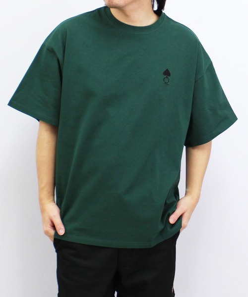 SHISKY(シスキー)の「【USAコットン】刺繍T(Tシャツ/カットソー・メンズ・ホワイト系その他/ベージュ/ブラック系その他/ブラック/オフホワイト/ダークグリーン・M/XL/L)」の12枚目の写真