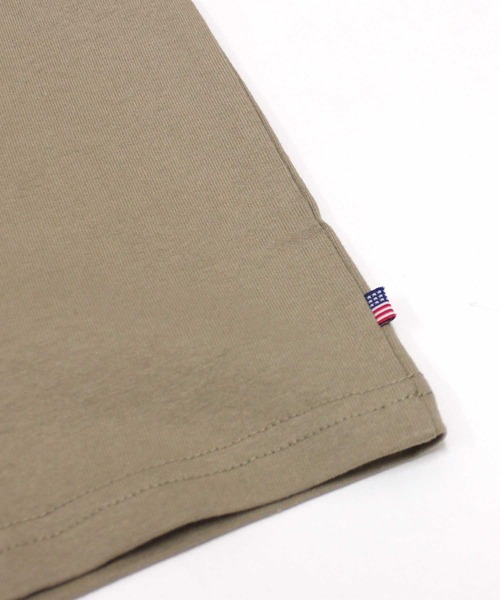 SHISKY(シスキー)の「【USAコットン】刺繍T(Tシャツ/カットソー・メンズ・ホワイト系その他/ベージュ/ブラック系その他/ブラック/オフホワイト/ダークグリーン・M/XL/L)」の19枚目の写真