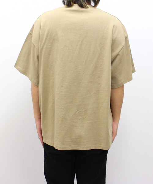 SHISKY(シスキー)の「【USAコットン】刺繍T(Tシャツ/カットソー・メンズ・ホワイト系その他/ベージュ/ブラック系その他/ブラック/オフホワイト/ダークグリーン・M/XL/L)」の16枚目の写真