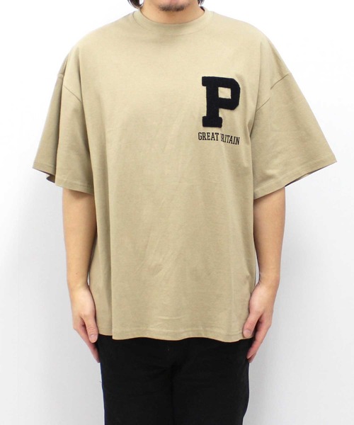 SHISKY(シスキー)の「【USAコットン】刺繍T(Tシャツ/カットソー・メンズ・ホワイト系その他/ベージュ/ブラック系その他/ブラック/オフホワイト/ダークグリーン・M/XL/L)」の14枚目の写真