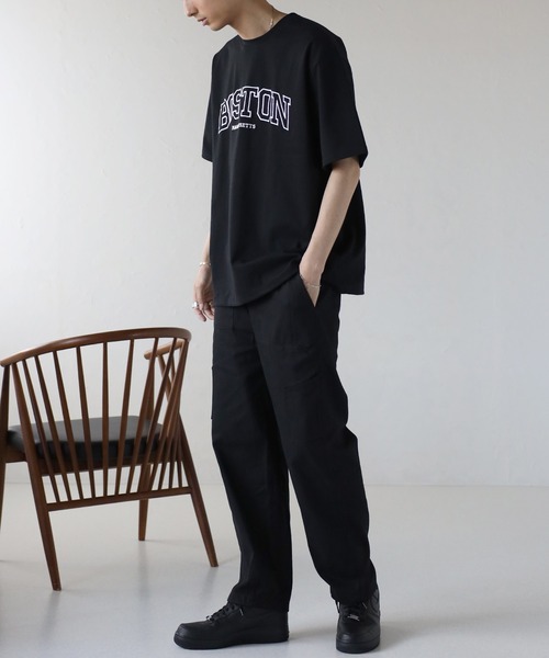 CREARE -LINO-(クレアーレリノ)の「ワイド ルーズ ペインターパンツ<ユニセックス>(チノパンツ・メンズ・カーキ/ブラック/ベージュ・M/L)」の10枚目の写真