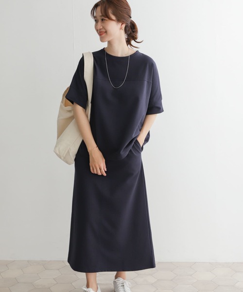 URBAN RESEARCH DOORS(アーバンリサーチドアーズ)の「『セットアップ対応』『UR GREEN』ミニ裏毛イージースカート(スカート・レディース・カーキ/ブラック/ネイビー・MEDIUM)」の7枚目の写真