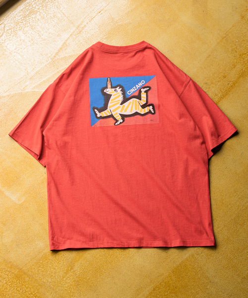 Savignac（サヴィニャック）の「《追加販売》【SAVIGNAC / サビニャック】別注 French Company プリントT（Tシャツ/カットソー・メンズ・イエロー/ブラックミックス/ネイビー/ダークブルー/ブルー系その他/ホワイト/ライトホワイト/レッド/グリーン/ホワイト系その他/オフホワイト/ブラック系その他/ブラック/ホワイト×ホワイト/イエロー系その他・LARGE/MEDIUM/X-LARGE）」の15枚目の写真