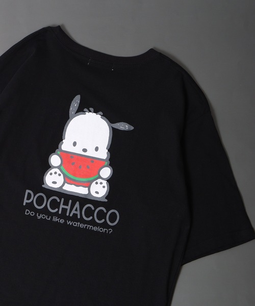 sanrio(サンリオ)の「sanrio サンリオ 半袖 Tシャツ オーバーサイズ(Tシャツ/カットソー・レディース・ホワイト/ライトピンク/サックスブルー/レッド/オフホワイト/ブルーグリーン/レモンイエロー/ホワイト系/ホワイト系1/ホワイト系3/ブラック系/ホワイト系2/ホワイト系4/ブラック・L/LL/M)」の10枚目の写真