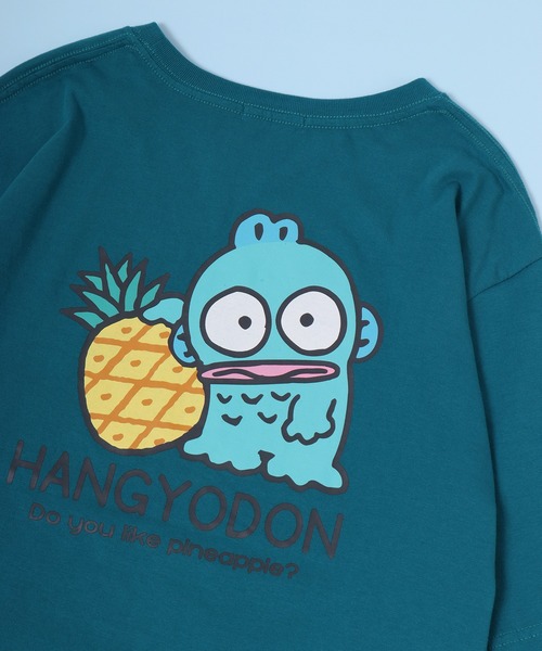 sanrio(サンリオ)の「sanrio サンリオ 半袖 Tシャツ オーバーサイズ(Tシャツ/カットソー・レディース・ホワイト/ライトピンク/サックスブルー/レッド/オフホワイト/ブルーグリーン/レモンイエロー/ホワイト系/ホワイト系1/ホワイト系3/ブラック系/ホワイト系2/ホワイト系4/ブラック・L/LL/M)」の11枚目の写真