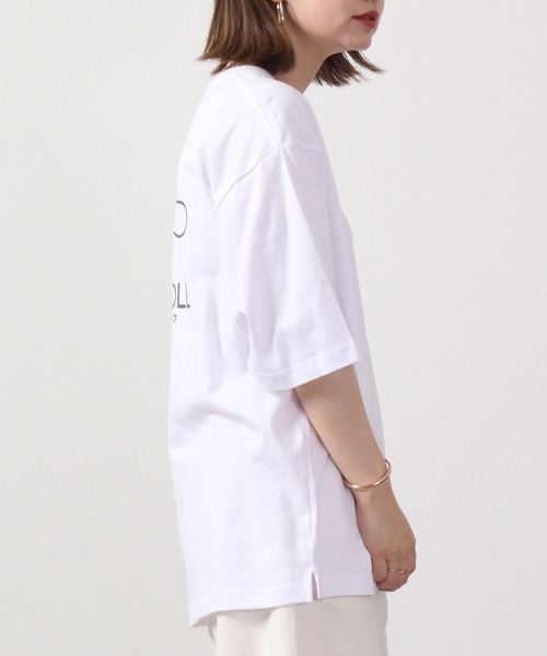 sanrio(サンリオ)の「sanrio サンリオ 半袖 Tシャツ オーバーサイズ(Tシャツ/カットソー・レディース・ホワイト/ライトピンク/サックスブルー/レッド/オフホワイト/ブルーグリーン/レモンイエロー/ホワイト系/ホワイト系1/ホワイト系3/ブラック系/ホワイト系2/ホワイト系4/ブラック・L/LL/M)」の17枚目の写真