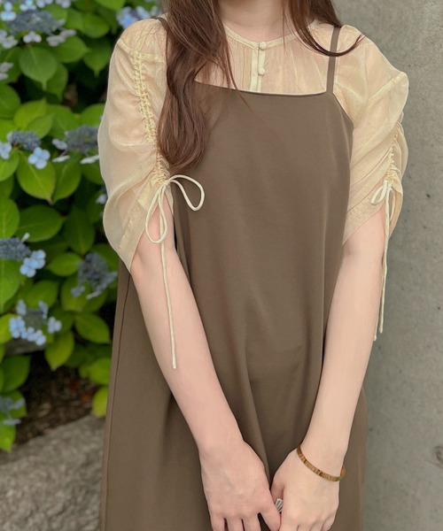 apres jour clair(アプレジュールクレア)の「【apres jour clair】アシメマーメイドキャミワンピース【ZOZOTOWN限定アイテム】(ワンピース・レディース・ブラック/ライトベージュ/ブラウン系その他・フリー/X-LARGE)」の18枚目の写真