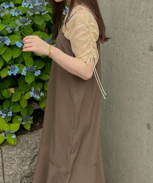 セール】【apres jour clair】アシメマーメイドキャミワンピース