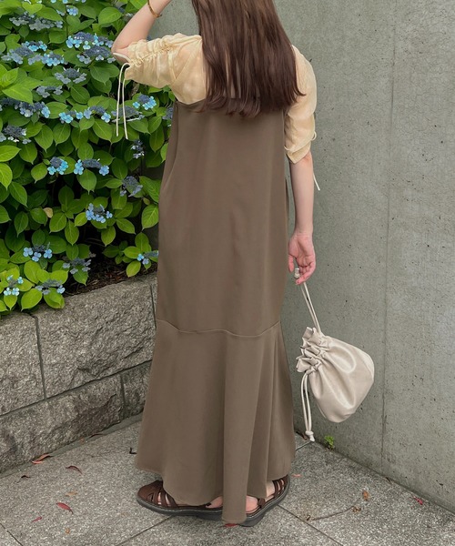 セール】【apres jour clair】アシメマーメイドキャミワンピース