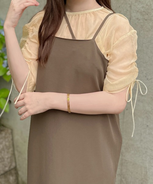 apres jour clair(アプレジュールクレア)の「【apres jour clair】アシメマーメイドキャミワンピース【ZOZOTOWN限定アイテム】(ワンピース・レディース・ブラック/ライトベージュ/ブラウン系その他・フリー/X-LARGE)」の22枚目の写真