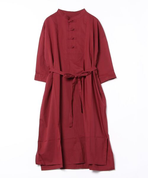HOUSTON(ヒューストン)の「【HOUSTON】FISHERMAN DRESS(ワンピース・レディース・ホワイト/ベージュ/ワイン/グリーン・1/0)」の4枚目の写真