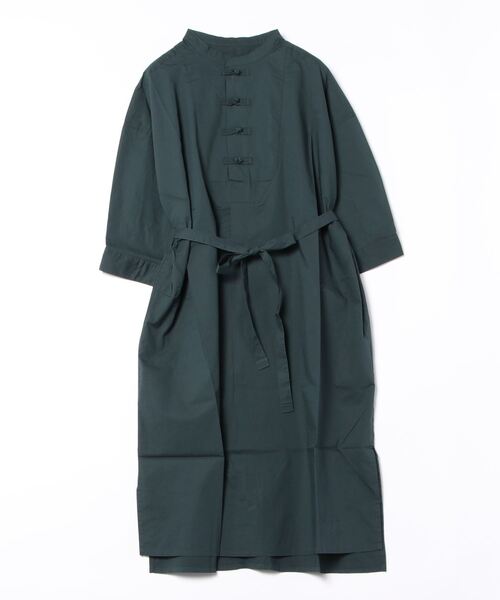 HOUSTON(ヒューストン)の「【HOUSTON】FISHERMAN DRESS(ワンピース・レディース・ホワイト/ベージュ/ワイン/グリーン・1/0)」の3枚目の写真