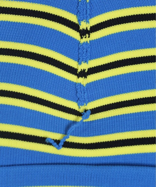 JNBY(ジェーエヌビーワイ)の「APN Logo-patch Striped Falling Yarn Polyester Beanie Hat / ビーニーハット /ニットキャップ(ニットキャップ/ビーニー・レディース・ブルー系その他4/グリーン系その他5・ONE SIZE)」の16枚目の写真