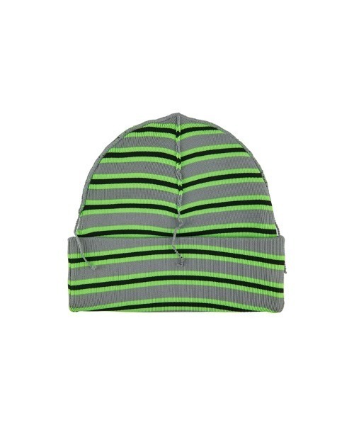 JNBY(ジェーエヌビーワイ)の「APN Logo-patch Striped Falling Yarn Polyester Beanie Hat / ビーニーハット /ニットキャップ(ニットキャップ/ビーニー・レディース・ブルー系その他4/グリーン系その他5・ONE SIZE)」の14枚目の写真