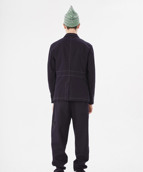 JNBY(ジェーエヌビーワイ)の「APN Logo-patch Striped Falling Yarn Polyester Beanie Hat / ビーニーハット /ニットキャップ(ニットキャップ/ビーニー・レディース・ブルー系その他4/グリーン系その他5・ONE SIZE)」の10枚目の写真