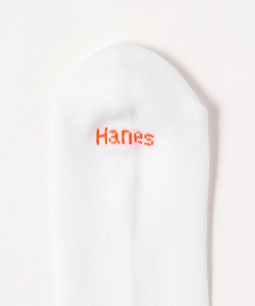 HANES（ヘインズ）の「Hanes × BEAMS / 別注 Socks 2pieces pack（ソックス/靴下・メンズ・ホワイト・ONE SIZE）」の4枚目の写真