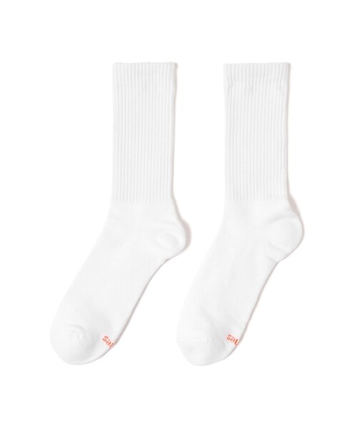 HANES（ヘインズ）の「Hanes × BEAMS / 別注 Socks 2pieces pack（ソックス/靴下・メンズ・ホワイト・ONE SIZE）」の6枚目の写真