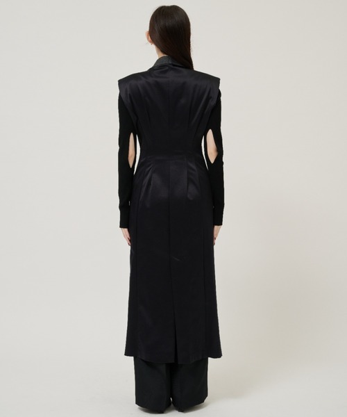 STUDIOUS（ステュディオス）の「【STUDIOUS/ステュディオス】アシメティックテーラードドレス（ワンピース・レディース・ブラック・1/2）」の17枚目の写真