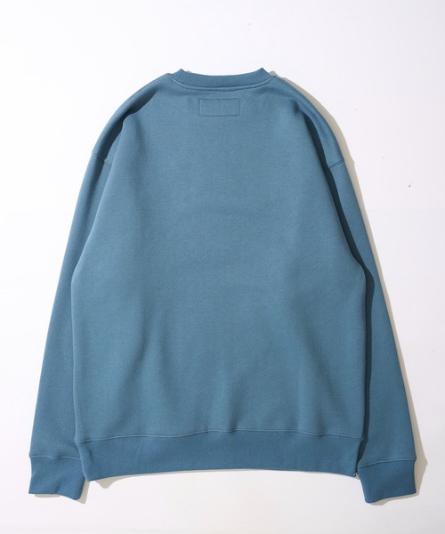 UNIVERSAL OVERALL（ユニバーサルオーバーオール）の「【UNIVERSAL OVERALL】T/C SWEAT PULLOVER / 裏起毛スウェットプルオーバー（スウェット・メンズ・ホワイト/オートミール/ネイビー/ブラック/グレー/マスタード/オレンジ/ブルー・SMALL/MEDIUM/LARGE/X-LARGE）」の10枚目の写真