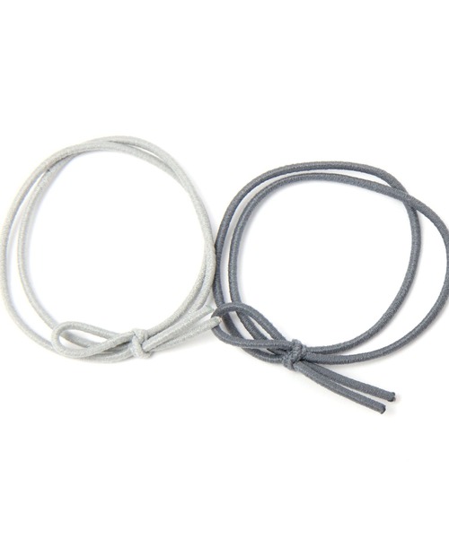 studio CLIP（スタディオクリップ）の「【daily CLIP】4SETシュシュ（シュシュ・レディース・グレー/ピンク・FREE）」の4枚目の写真