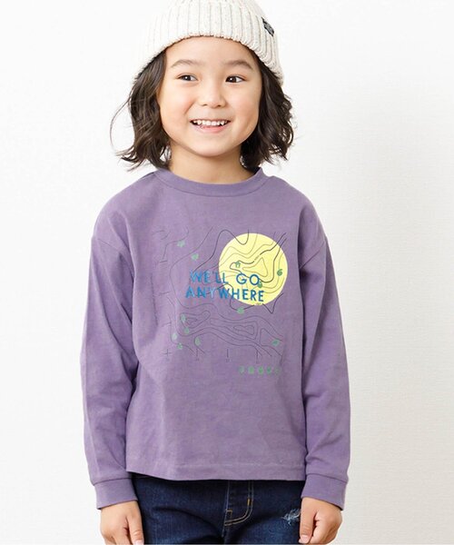 F.O.KIDS（エフオーキッズ）の「カラバリグラフィックL/S TEE（Tシャツ/カットソー・キッズ・ネイビー/チャコール/サックスブルー/オレンジ/オフホワイト/グレー/イエロー/カーキ/グリーン/パープル・140/150/100/110/80/90/95/120/130）」の9枚目の写真