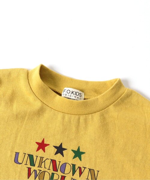F.O.KIDS（エフオーキッズ）の「カラバリグラフィックL/S TEE（Tシャツ/カットソー・キッズ・ネイビー/チャコール/サックスブルー/オレンジ/オフホワイト/グレー/イエロー/カーキ/グリーン/パープル・140/150/100/110/80/90/95/120/130）」の21枚目の写真