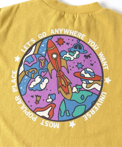 F.O.KIDS（エフオーキッズ）の「カラバリグラフィックL/S TEE（Tシャツ/カットソー・キッズ・ネイビー/チャコール/サックスブルー/オレンジ/オフホワイト/グレー/イエロー/カーキ/グリーン/パープル・140/150/100/110/80/90/95/120/130）」の20枚目の写真