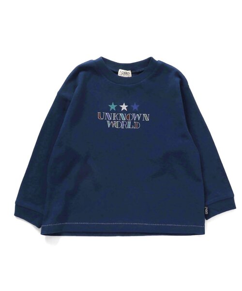 F.O.KIDS（エフオーキッズ）の「カラバリグラフィックL/S TEE（Tシャツ/カットソー・キッズ・ネイビー/チャコール/サックスブルー/オレンジ/オフホワイト/グレー/イエロー/カーキ/グリーン/パープル・140/150/100/110/80/90/95/120/130）」の15枚目の写真