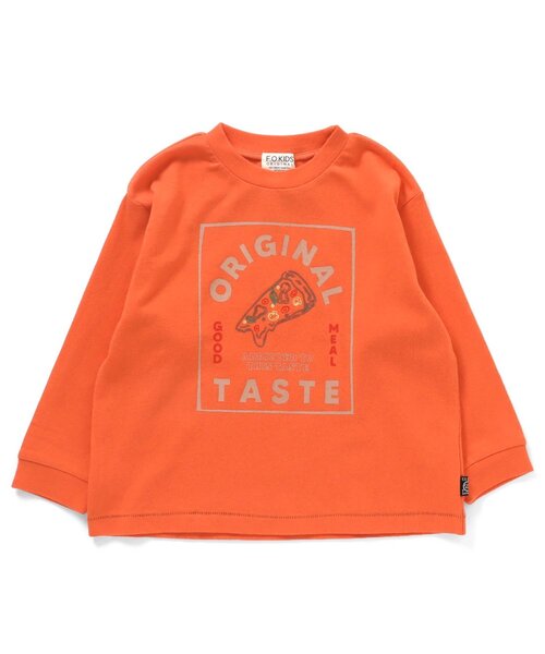 F.O.KIDS（エフオーキッズ）の「カラバリグラフィックL/S TEE（Tシャツ/カットソー・キッズ・ネイビー/チャコール/サックスブルー/オレンジ/オフホワイト/グレー/イエロー/カーキ/グリーン/パープル・140/150/100/110/80/90/95/120/130）」の14枚目の写真