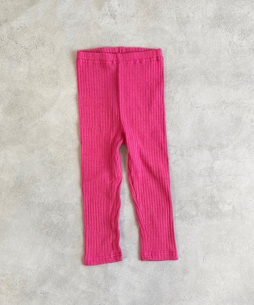 CALMIA（カルミア）の「裏起毛テレコ フルタケレギンス（80～150cm)（レギンス/スパッツ・キッズ・ライトグリーン/ピンク/ラベンダー/ライトブルー/チャコール・120/110/95/90/150/130/140/80/100）」の5枚目の写真