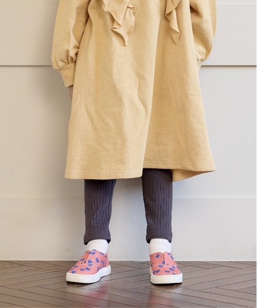 CALMIA（カルミア）の「裏起毛テレコ フルタケレギンス（80～150cm)（レギンス/スパッツ・キッズ・ライトグリーン/ピンク/ラベンダー/ライトブルー/チャコール・120/110/95/90/150/130/140/80/100）」の8枚目の写真