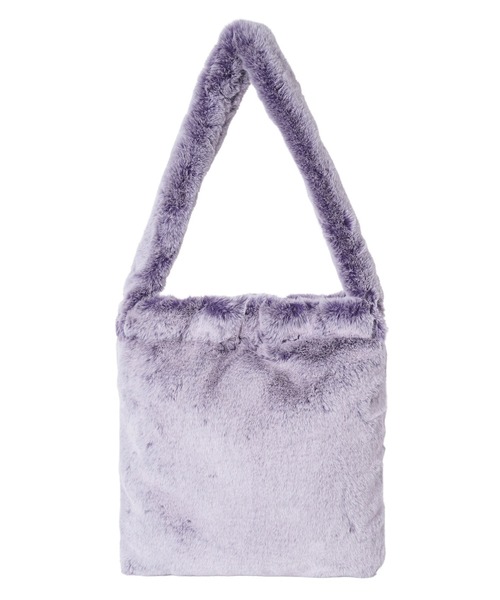 X-girl（エックスガール）の「FAUX FUR SHOULDER BAG
