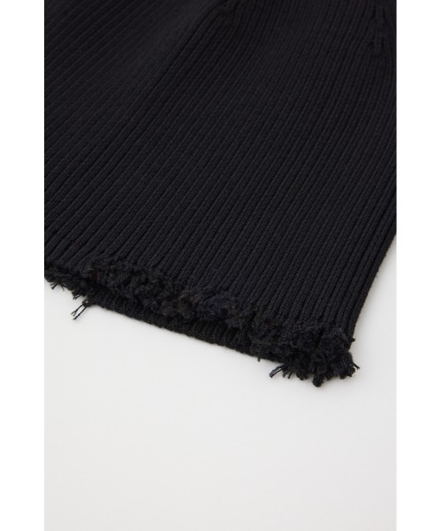 SLY（スライ）の「DAMAGING RIB BEANIE ダメージング リブ ビーニー（ニットキャップ/ビーニー・レディース・ブルー系その他/グレー系その他2/レッド系その他/ブラック・FREE）」の11枚目の写真