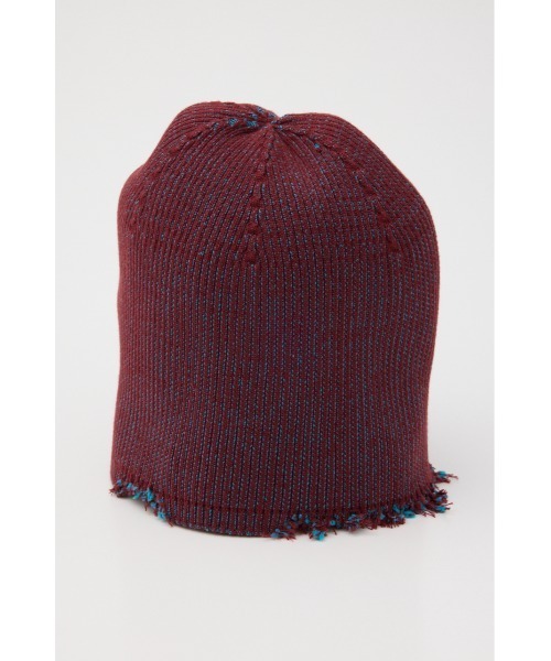 SLY（スライ）の「DAMAGING RIB BEANIE ダメージング リブ ビーニー（ニットキャップ/ビーニー・レディース・ブルー系その他/グレー系その他2/レッド系その他/ブラック・FREE）」の13枚目の写真