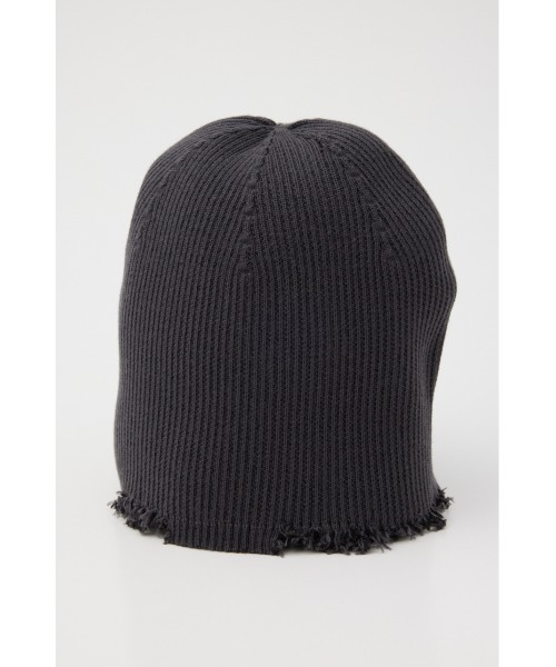 SLY（スライ）の「DAMAGING RIB BEANIE ダメージング リブ ビーニー（ニットキャップ/ビーニー・レディース・ブルー系その他/グレー系その他2/レッド系その他/ブラック・FREE）」の12枚目の写真
