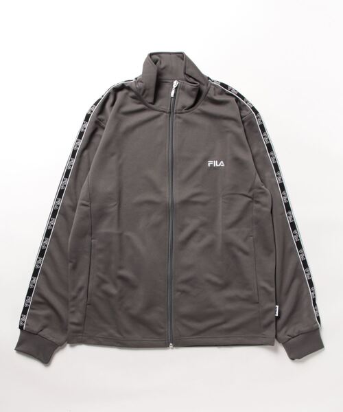 FILA（フィラ）の「《FILA》ロゴテープジャケット FM6553（ジャージ・メンズ・ネイビー/チャコール/ブルー/ブラック・L/M/LL）」の3枚目の写真