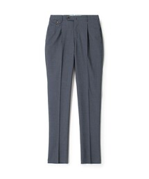 PT TORINO GENTS ポリエステルウール 1プリーツ チェックスラックス