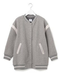 【WOMEN】NEEDLE JERSEY オーバーサイズスタジャン